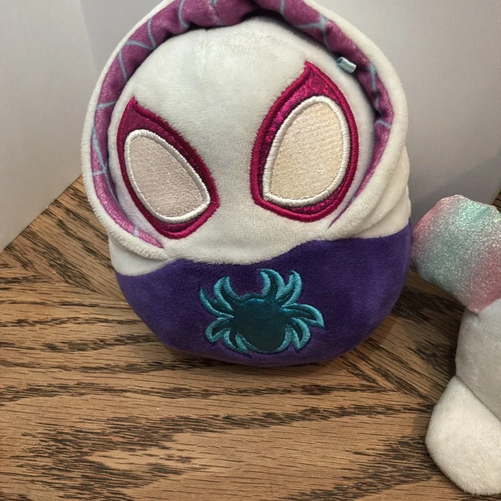 Kelly Toy Plush Lot Squishmellow Spidey Skeleton Fox‎